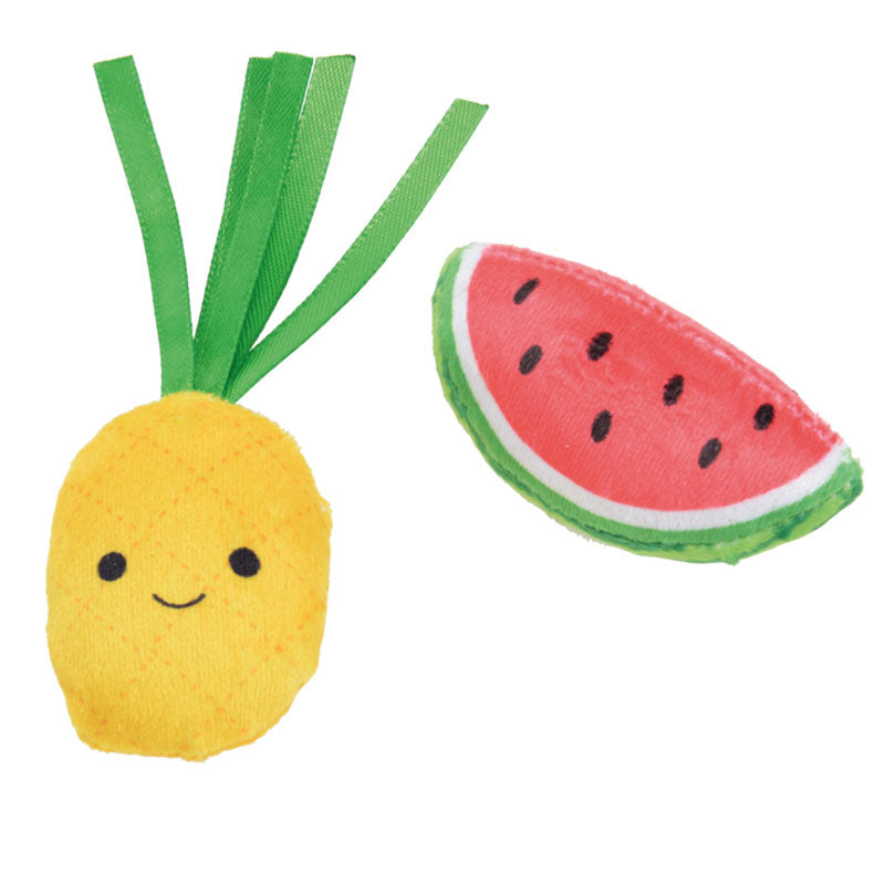 Plyslegetøj, frugter