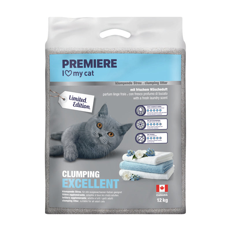 Kattegrus Excellent Laundry Scent 12 kg klumpende