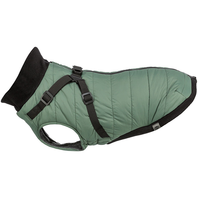 Pontis hundefrakke m/ indbygget sele Sage - Maxi Zoo Danmark