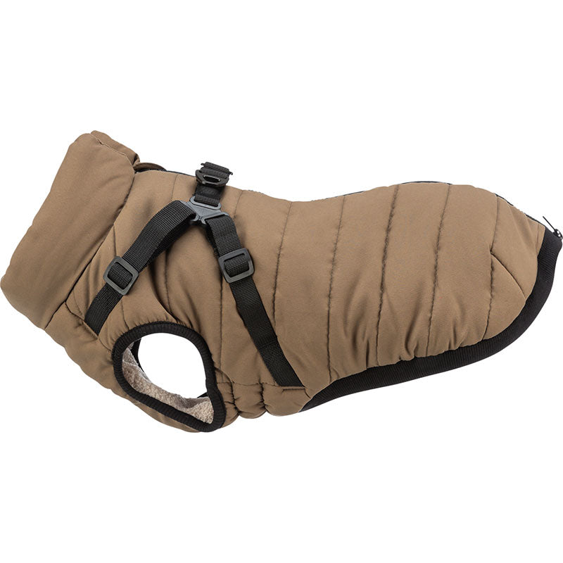 Pirou vinterjakke m/ indbygget sele Sand - Maxi Zoo Danmark