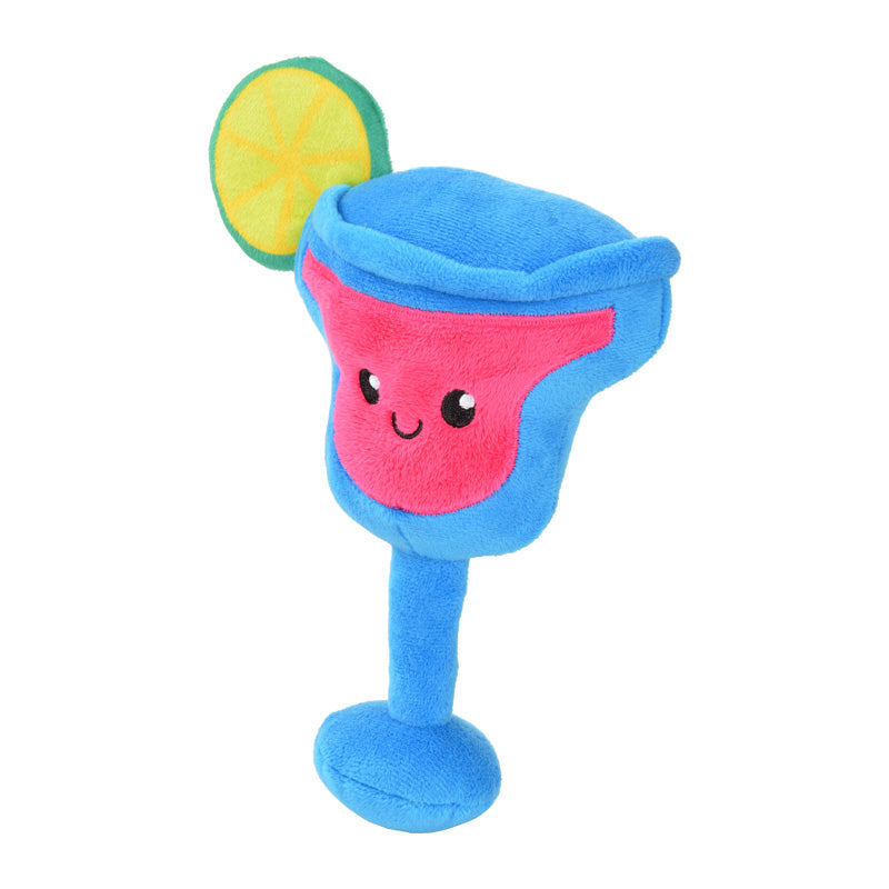 Plyslegetøj cocktails m/lyd 22x9 cm - ass. varianter