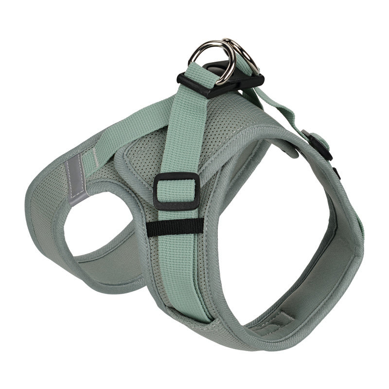 Hundesele mesh  53-63 cm grøn