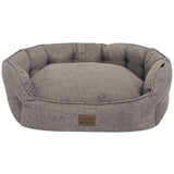 Hundeseng Runa L 75x60x24 cm grå