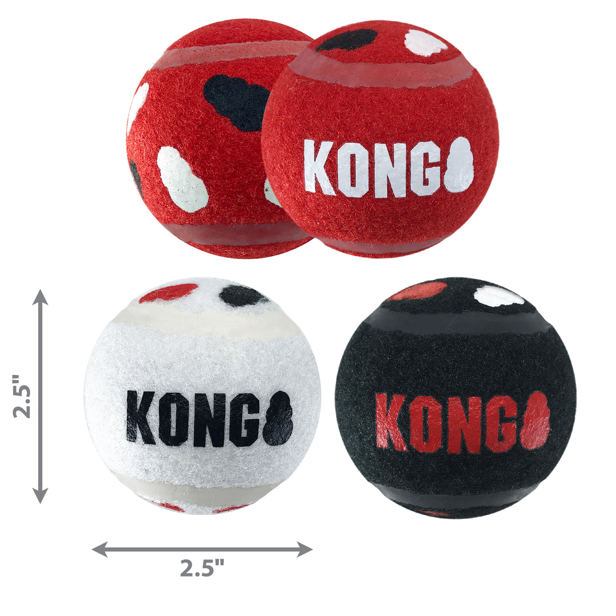Wild Knots Sport bolde Medium 3-pak