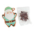 Gavesæt legetøj & snacks XMAS julemand + juletræ m/okse, 100 g
