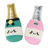 Plyslegetøj Champagne XMAS m/lyd, 2-pak