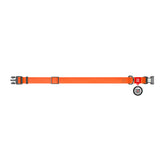Halsbånd WP orange m/QRkode - 25 mm, 34-49 cm
