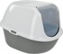 Kattetoilet lukket grå 50,6x38,6x38,6 cm