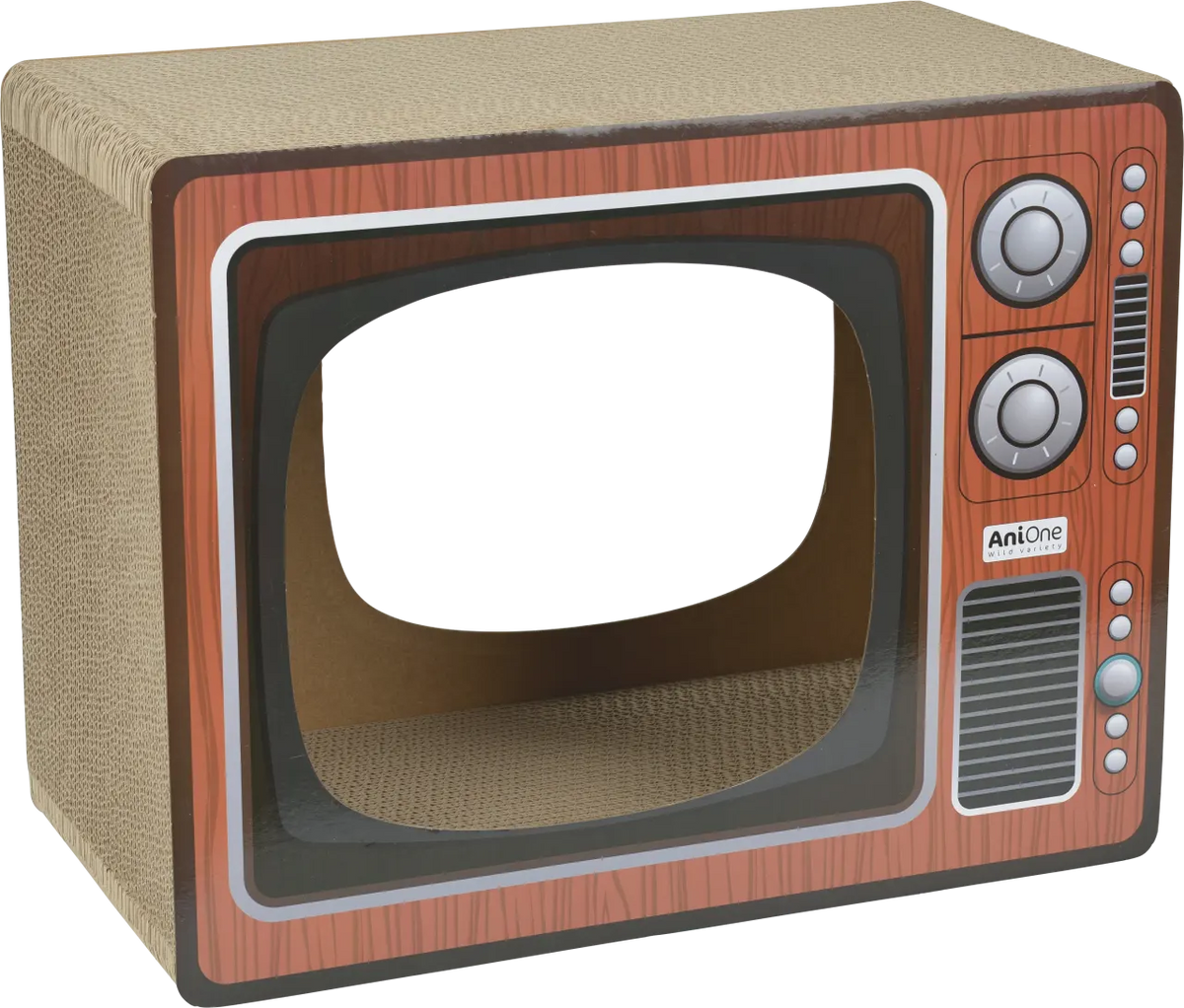 Kradseboks TV brun, 44x23x34 cm
