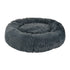 Hundeseng Fluffy donut M mørkegrå, ø70 cm