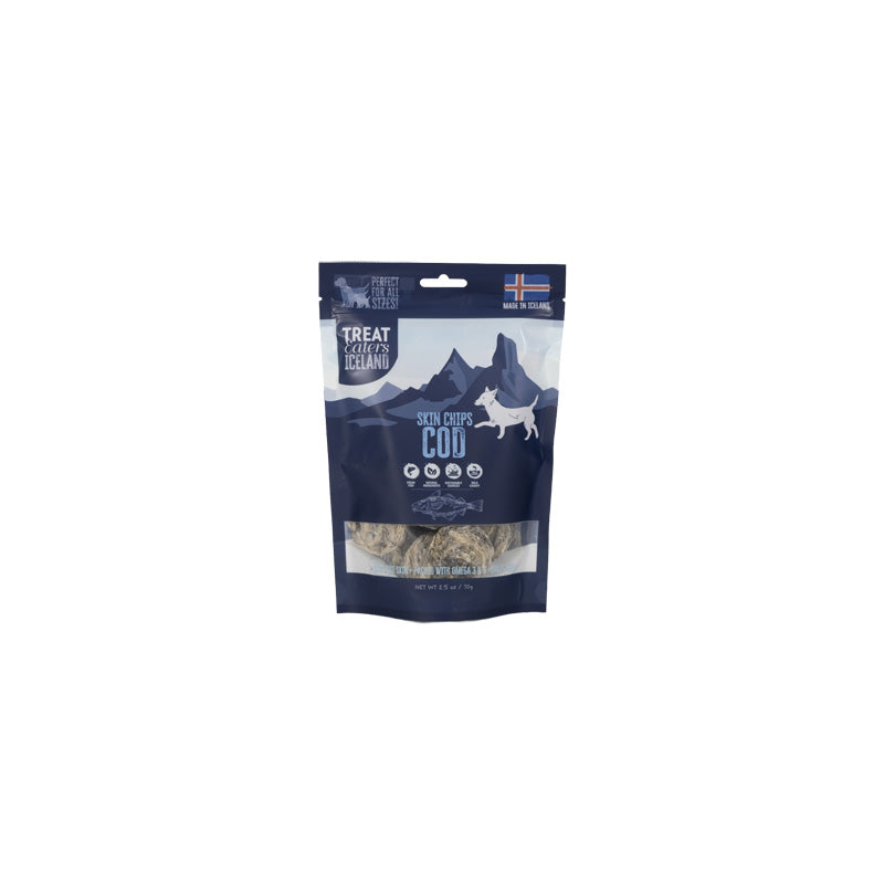 Iceland Cod Skin Chips Large Bites 70 g