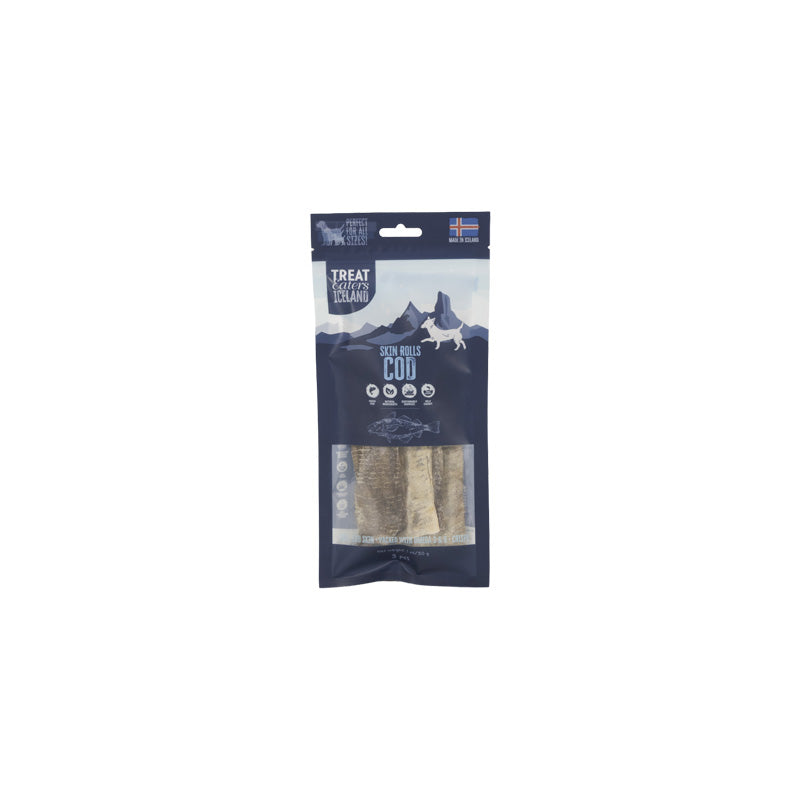 Iceland Cod Skin Rolls 3 stk/pk
