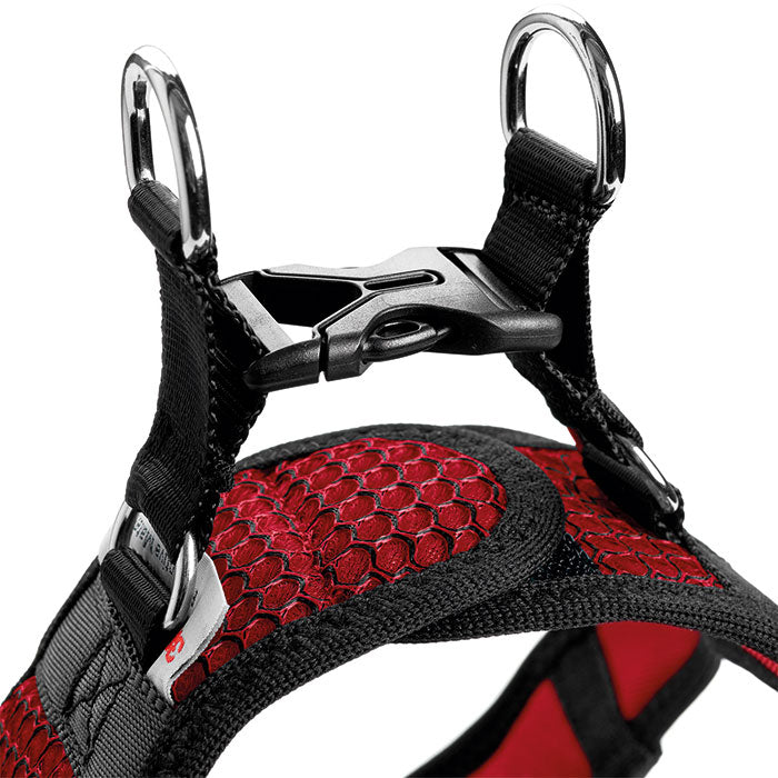 Hunter Hilo Comfort Hundesele hals 37-42cm bryst 40-46cm rød