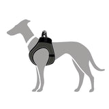 Hunter Hilo Comfort Hundesele hals 55-60cm bryst 58-65cm grå