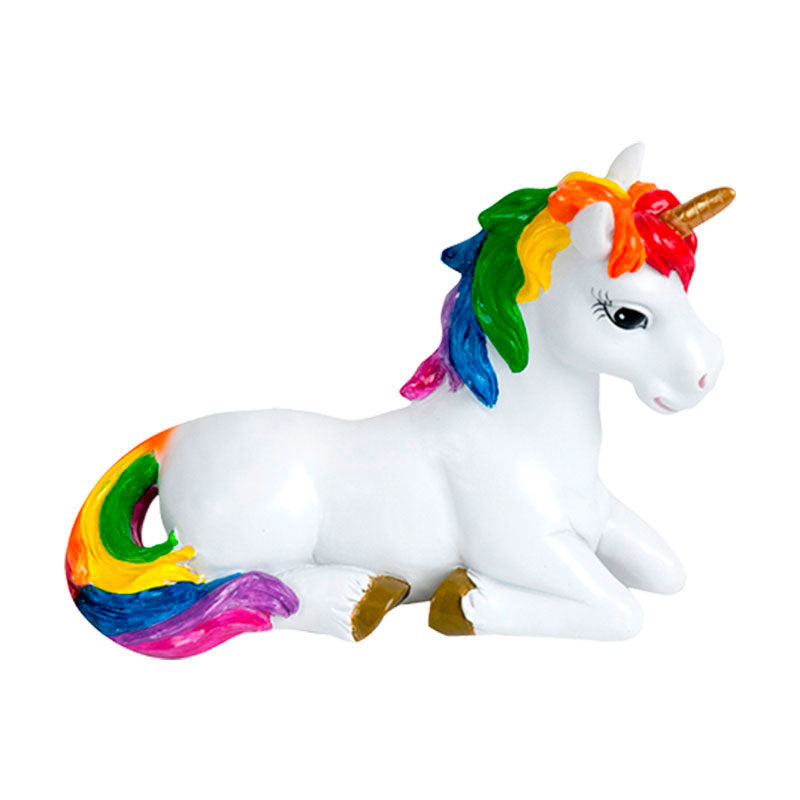 Akvariedekoration enhjørning sidende - Maxi Zoo Danmark