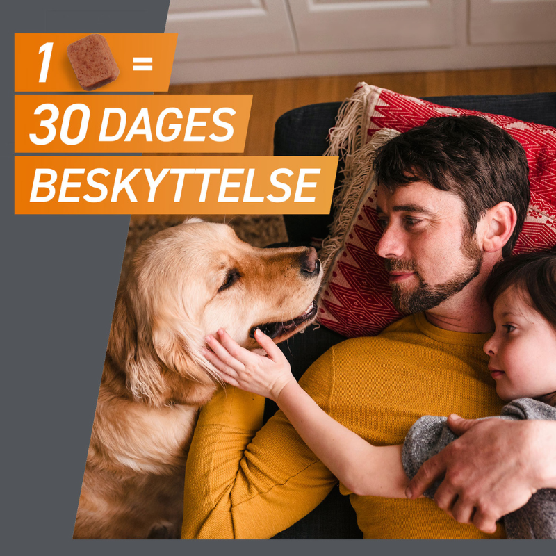 Flåt- & loppemiddel tabletter hund 10-25 kg - 3 stk/pk